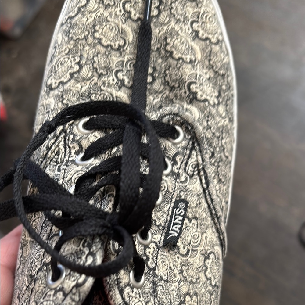 Vans Atwood Paisley Patterned Sneakers with Black Laces - Picture 8 of 8